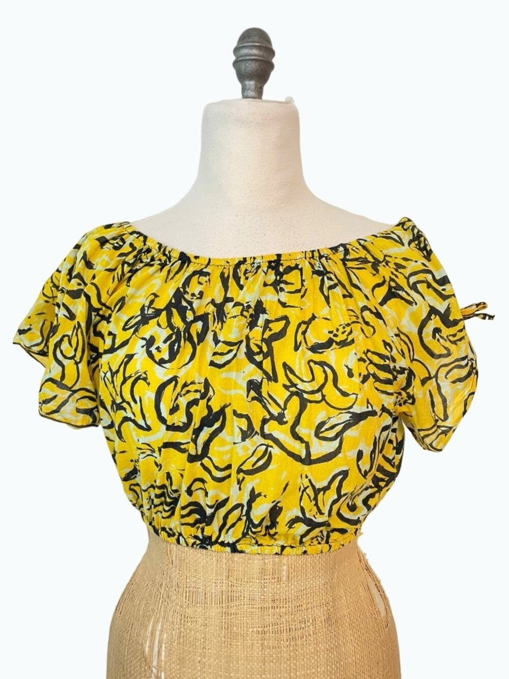 Diane von Furstenberg  DVF x Onia Off Shoulder Crop Top Medium